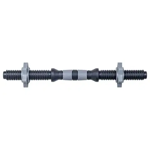 Osy k činkám Hriadeľ na jednoručnú činku inSPORTline Plafor 41cm/30mm • plastový • so závitom a objímkami