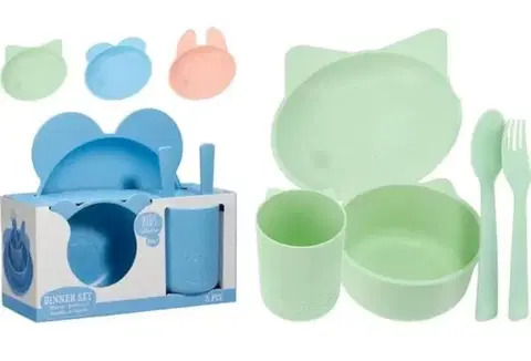 Taniere Kinekus Tanier detský 5-dielna sada, plast, mix dizajnov