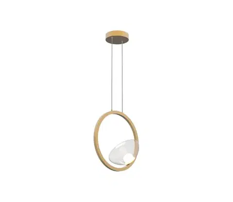 Svietidlá Zam 23028 - LED Stmievateľný luster na lanku LED/7W/230V 3000K zlatá 23028