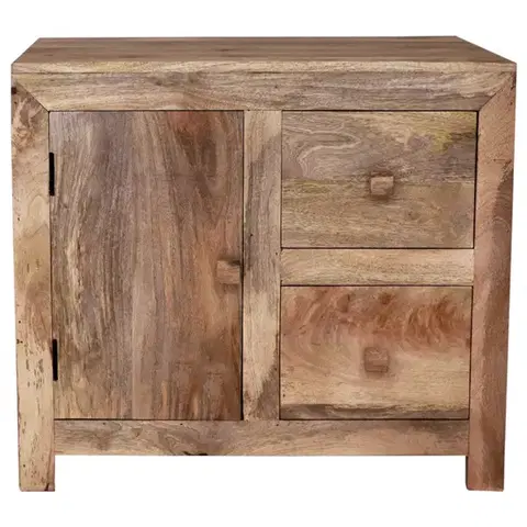 Kúpeľňový nábytok Skrinka pod umývadlo Hina 80x70x45 z mangového dreva