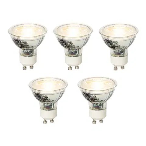 LED osvetlenie Sada 5 stmievateľných LED žiaroviek GU10 4W 300 lm 2700K