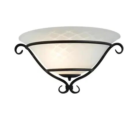 Svietidlá Elstead TCH-WU-BLACK - Nástenné svietidlo TORCHIERE 1xE27/60W/230V TCH-WU-BLACK