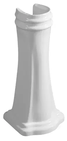 Doplnky do kúpeľne KERASAN - RETRO univerzálny keramický stĺp k umývadlam 56,69,73cm, biela 107001