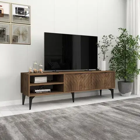TV stolíky TV stolík Regina - Walnut