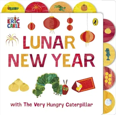 Leporelá, krabičky, puzzle knihy Lunar New Year with The Very Hungry Caterpillar - Eric Carle