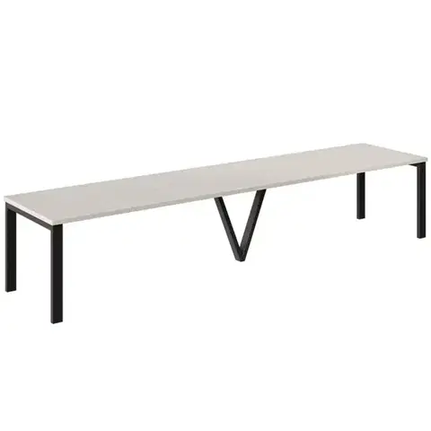 Jedálenské stoly Rozkladací stôl 130-405 cm Titan kašmír