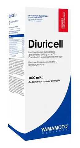Diuretiká Diuricell (čistiace a odvodňovacie účinky) - Yamamoto 1000 ml. Wild Berries