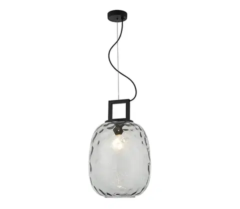 Svietidlá Viokef Lighting Závesný luster LUCY na lanku 1xE27/40W/230V dymovo čierny 4302801
