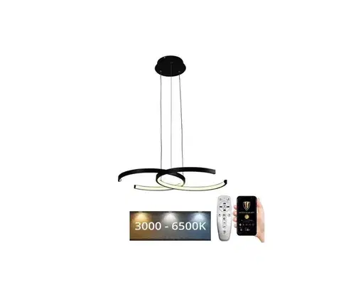 Svietidlá  LED Stmievateľný luster na lanku LED/50W/230V 3000-6500K + DO J4300/B