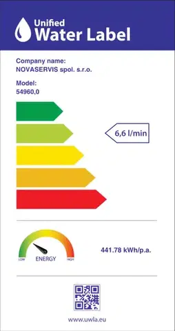 Kúpeľňové batérie NOVASERVIS - Sprchová termostatická batéria Metalia 54, chróm 54960,0