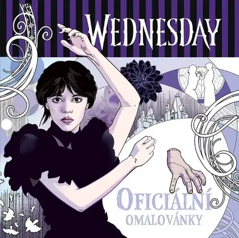 Pre deti a mládež - ostatné Wednesday: Oficiální omalovánky - Mike Meskin