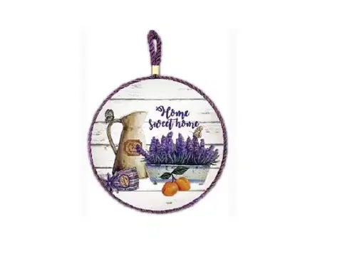 Podnosy a tácky MAKRO - Tácka 16x16cm Levanduľa