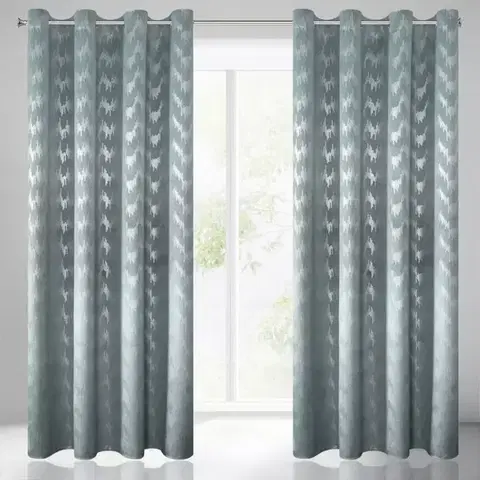 Závesy do spálne Záves CHILL 140X250 na priechodkách 372939