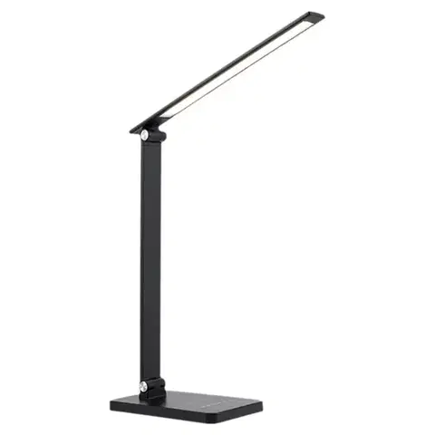 LED stolné lampy na písací stôl Stolová lampa ALPHA LED ML1902 4W Black LB1