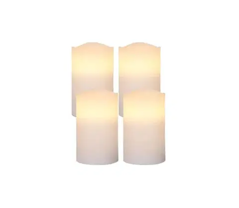 Svietidlá Eglo 410036 - SADA 4x LED Vianočná dekorácia MAY LED/0,066W/3xAAA biela 410036