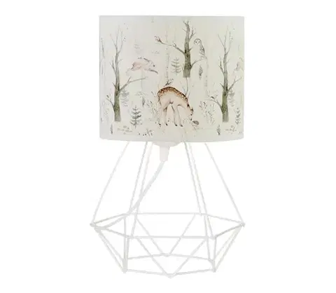 Lampy  Detská stolná lampa KIDS ROOM 1xE27/60W/230V pr. 18 cm zvieratká H0950