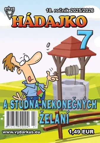 Pre deti a mládež - ostatné Hádajko 7 2026 a studňa nekonečných želaní - Jela Mlčochová