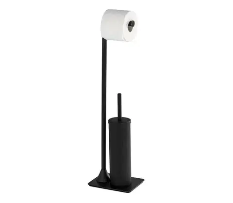 Svietidlá WENKO 23710100 - WC kefa HELLA 15x69 cm čierna 23710100
