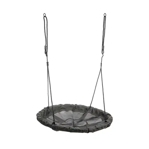 Hojdačky NABBI Nest detská hojdačka 95 cm čierna / antracit
