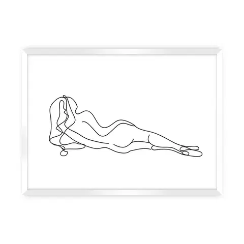 Obrazy Plagát Figure Line III