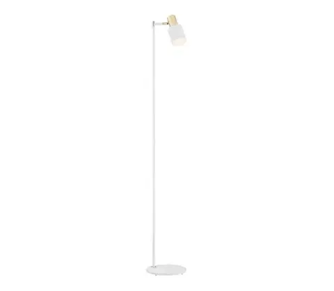 Lampy Argon 4258 - Stojacia lampa DORIA 1xE27/15W/230V biela/mosadz 4258