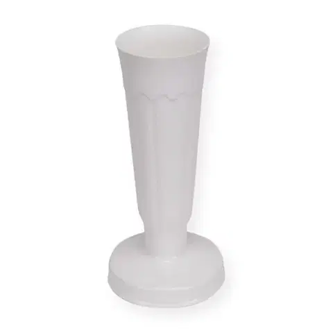 Dekoratívne vázy Kinekus Váza so záťažou, výška 32cm, biela