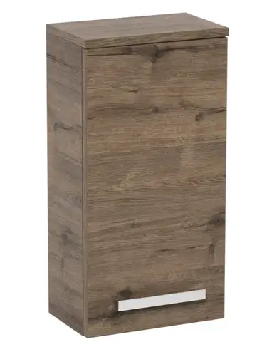 Kúpeľňový nábytok Kúpeľňová skrinka nízka SAT Cube Way 32,5x63x20 cm dub wellington CUBE3CHH32DW CUBE3CHH32DW