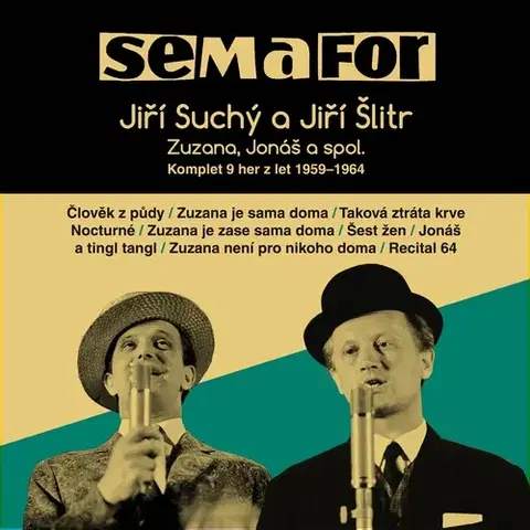 Umenie - ostatné SUPRAPHON a.s. Semafor Komplet 9 her z let 1959-1964