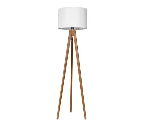 Lampy  Stojacia lampa ROLLER 1xE27/60W/230V dub biela S-DĄB- ROLLER BIAŁY