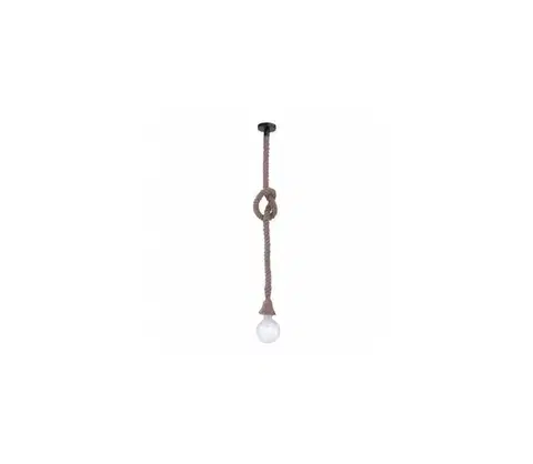 Svietidlá Leuchten Direkt 15481-18 - Luster na lanku ROPE 1xE27/60W/230V 15481-18