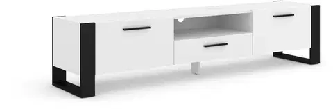 TV stolíky ArtBm TV stolík NUKA 200 | biely