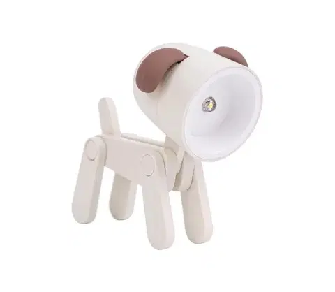 Lampy Bohemia-Design LED stolná lampa LED/0,06W/3xLR41 pes biela DOG-W