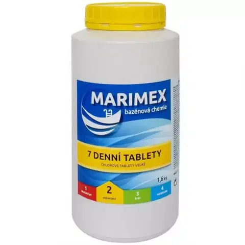 Chlór do bazénov Bazénová chémia Aquamar 7D Tabs 1,6 kg