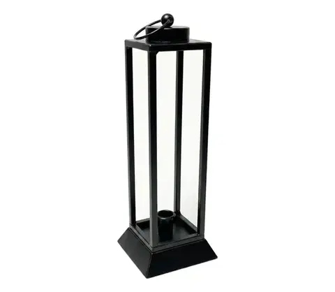 Taburetky Estilo Home Dekoratívna lucerna HALL 34 cm čierna 5905623254623
