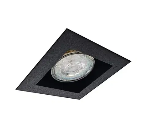 Svietidlá - Brosline 3032 - Podhľadové svietidlo CAGE 1xGU10/10W/230V čierne 3032