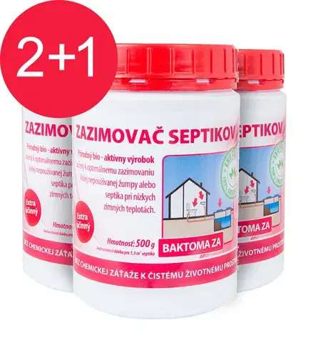 Upratovanie Baktérie pre zazimovanie žumpy a septiku - Baktoma ZA 0,5kg