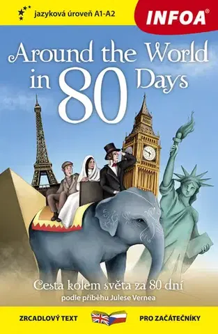 Zjednodušené čítanie Četba pro začátečníky - Around The World in 80 Days (A1-A2) - Jules Verne