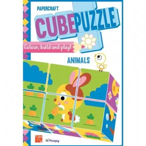 Pre deti a mládež - ostatné Zvieratká - Papierové puzzle kocky