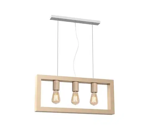 Svietidlá  Luster na lanku MACK 3xE27/60W/230V MLP5464