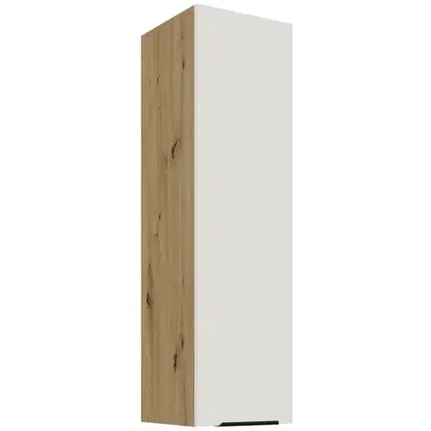 Kuchynské skrinky visiace Kuchynská skrinka Aria-Wh/Ar Anti Fingerprint 30g-108 1f
