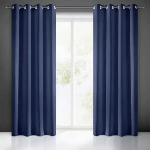 Závesy do spálne Záves RITA 140X250 na priechodkách 398665