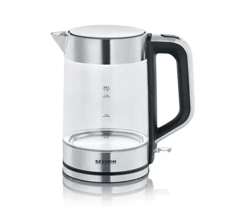 Predlžovacie káble Severin WK 3420 - Rýchlovarná kanvica 1,7 l 2200W/230V nerez/sklo WK 3420