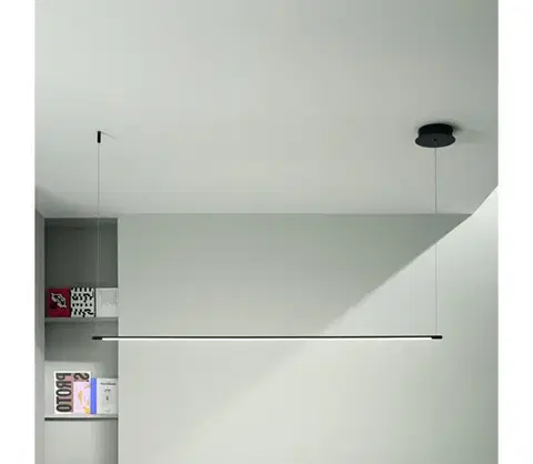 Svietidlá Ondaluce - LED Stmievateľný luster na lanku GENIUS LED/28W/230V čierna SO.GENIUS/160-NERO