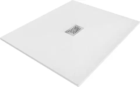 Vane MEXEN/S - Hugo sprchová vanička SMC 110x100, biela, krytka nerez 42101011-X