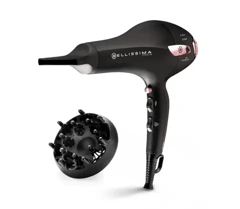 Predlžovacie káble Bellissima 11858 - Fén 2100W/230V čierna/ružová 11858