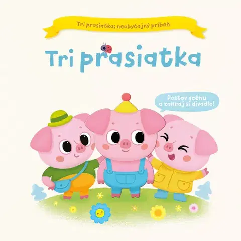 3D, magnetické, priestorové knihy Tri prasiatka