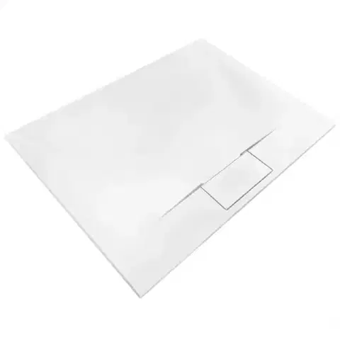 Sprchové vaničky Vanička obdĺžniková Bazalt Long white 80x120