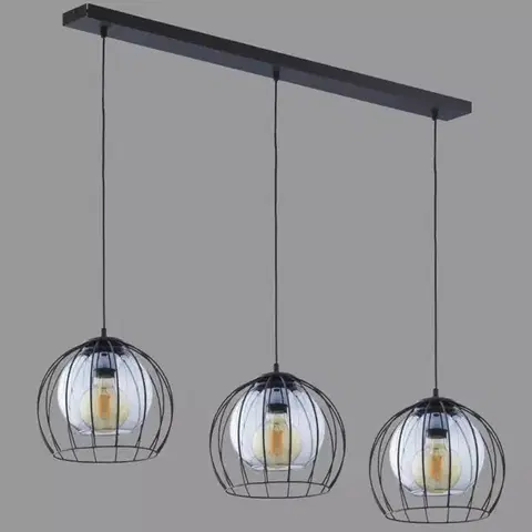 Moderné lampy do obývačky Luster Universo black 4483 LW3
