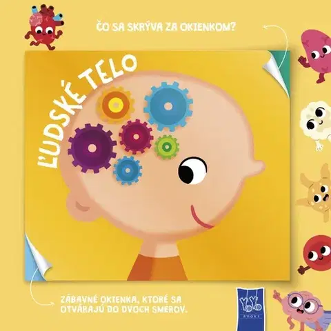 Leporelá, krabičky, puzzle knihy Čo sa skrýva za okienkom? Ľudské telo