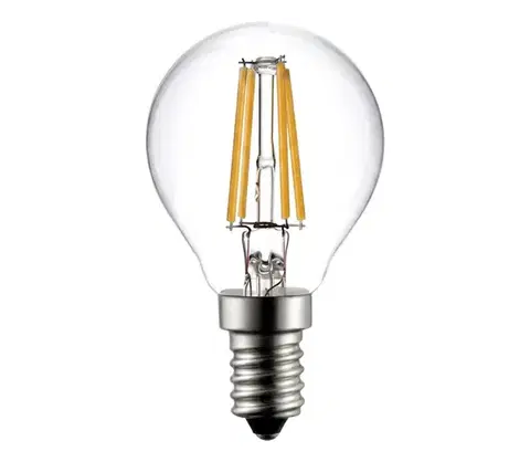 LED osvetlenie  LED žiarovka Filament G45, pätica E14, 6 W, 230 V, 3000 K ZLF813